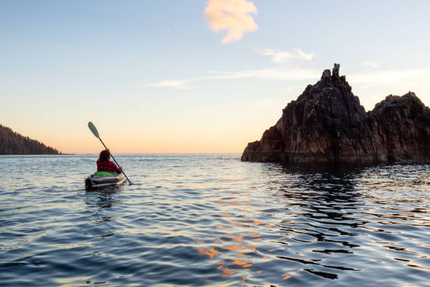 istock Ocean Kayaking during a Golden Sunset 1042786744
