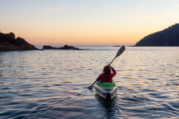 istock Ocean Kayaking during a Golden Sunset 1042786746