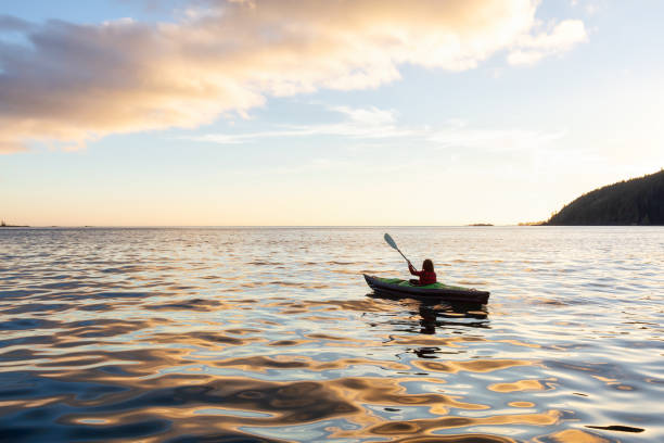 istock Ocean Kayaking during a Golden Sunset 1042788786