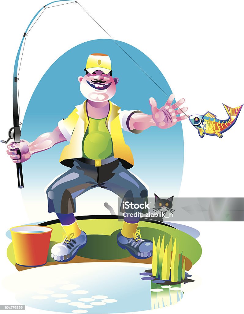 fisherman  Adult stock vector