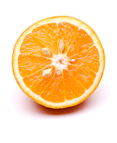 tangerine or tangerines on white background