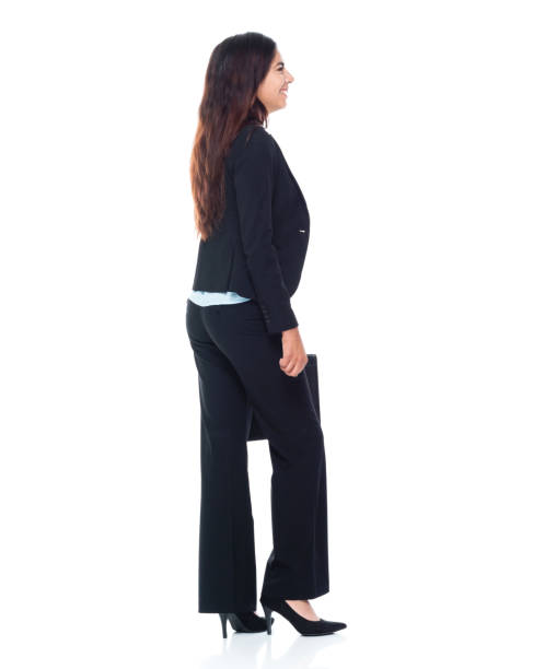 istock Professional businesswoman holding briefcase 1042804166