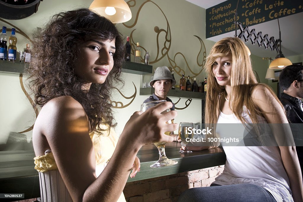 girl in pub  Adult Stock Photo