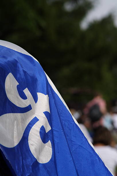 istock Quebec flag during la fete nationale 104280672