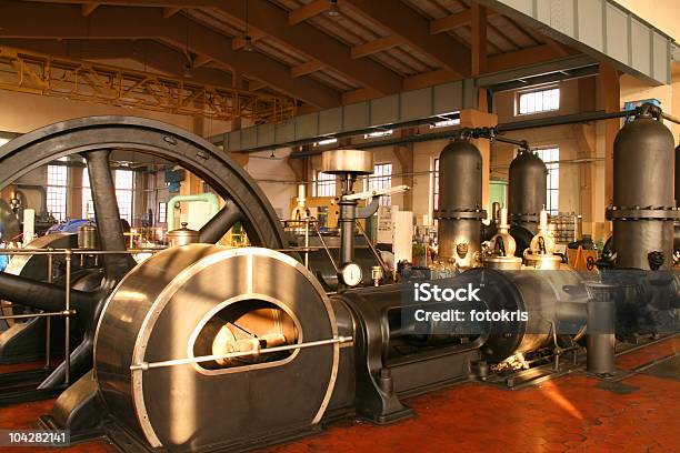 Steam Powered Pump Stock Photo - Download Image Now - Old, Machinery, Factory