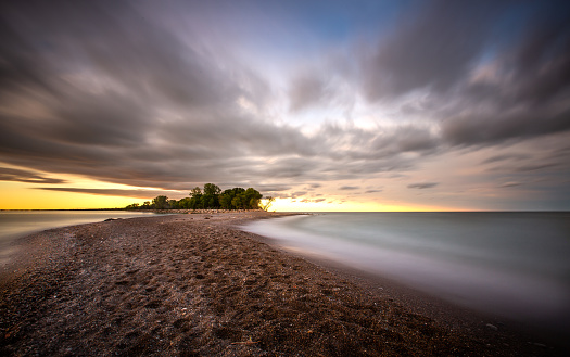 A long exposure at Point Pelee National Park in Ontario, Canada.