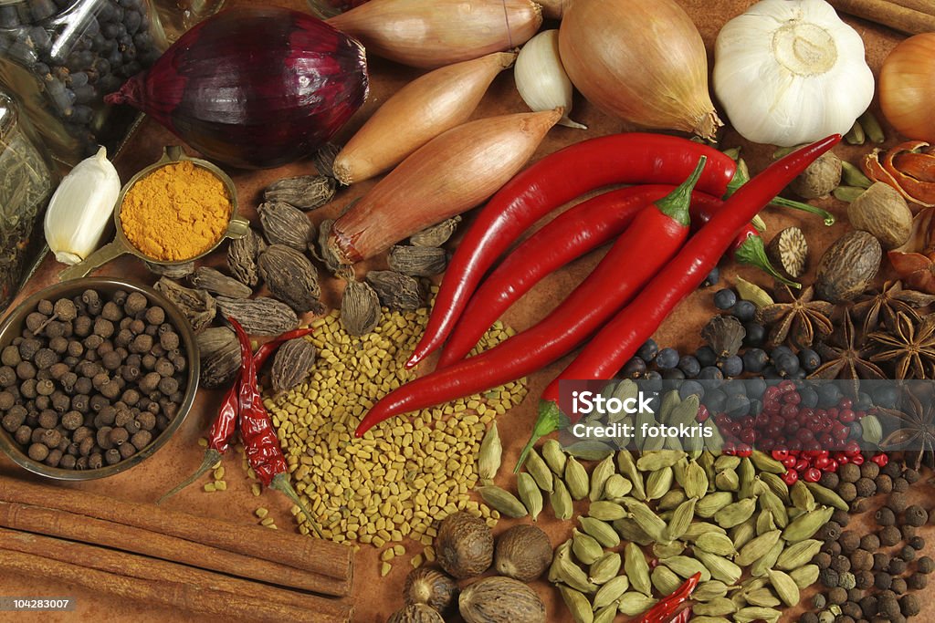 Spices  Allspice Stock Photo