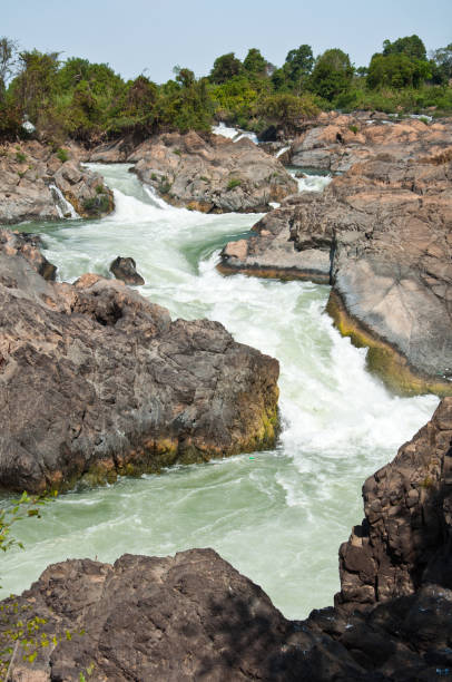 istock Kornpapeng Waterfall at Jampasak in Laos 1042830910