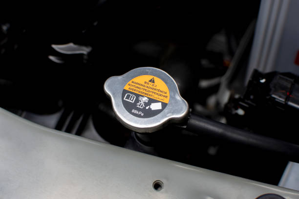 istock Radiator Cap of radiator cooling system. 1042833590