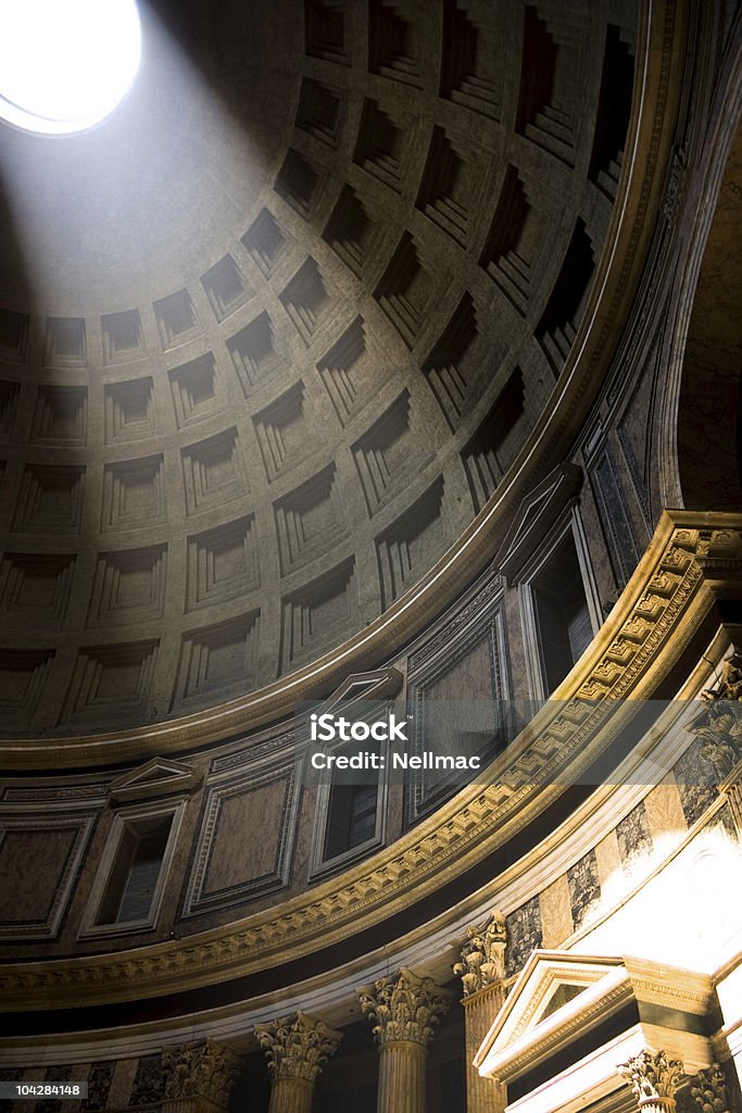 The Pantheon interior, Rome, Italy  Abstract Stock Photo