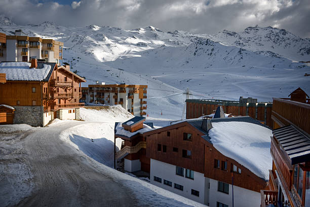 istock Winter Alps landscape from ski resort Val Thorens 104284206