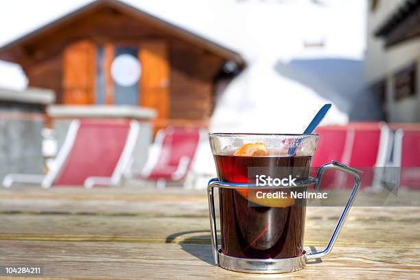 Winter Alps Landscape From Ski Resort Val Thorens Stock Photo - Download Image Now - Alcohol - Drink, Cafe, Cold Temperature