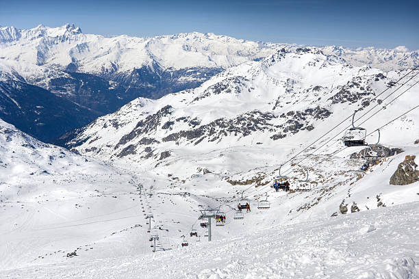 istock Winter Alps landscape from ski resort Val Thorens 104284216