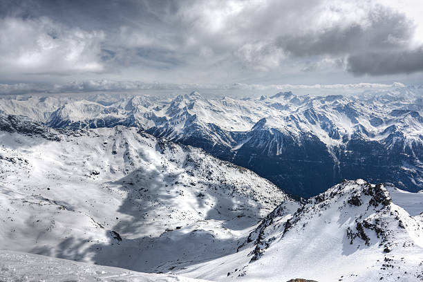 istock Winter Alps landscape from ski resort Val Thorens 104284228
