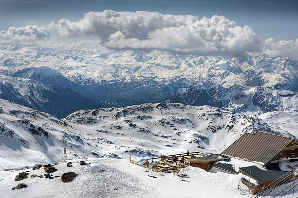 istock Winter Alps landscape from ski resort Val Thorens 104284230