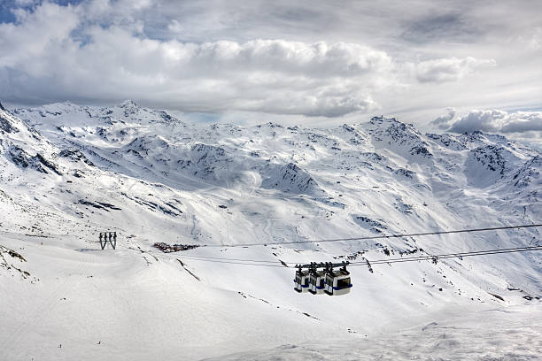istock Winter Alps landscape from ski resort Val Thorens 104284236