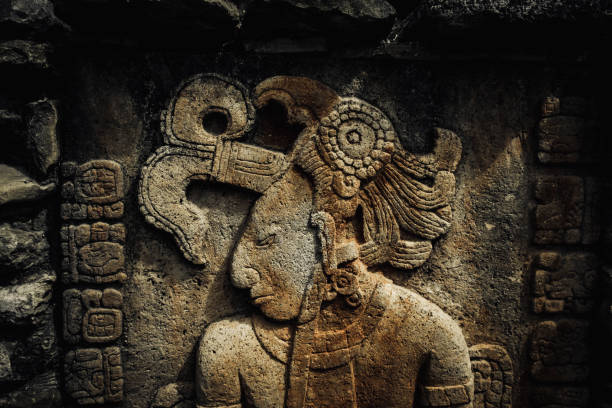 ruiny tonina, meksyk - mayan temple old ruin ancient zdjęcia i obrazy z banku zdjęć