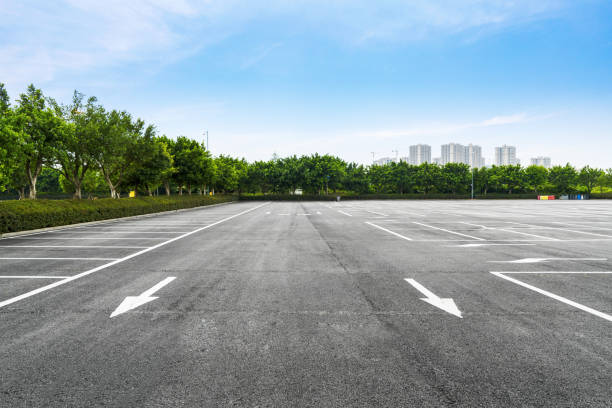 istock Outdoor parking lot 1042848980