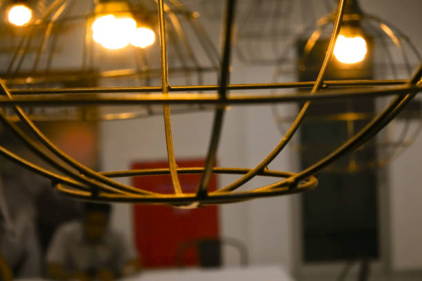 istock Beautiful metal lampshade 1042849102