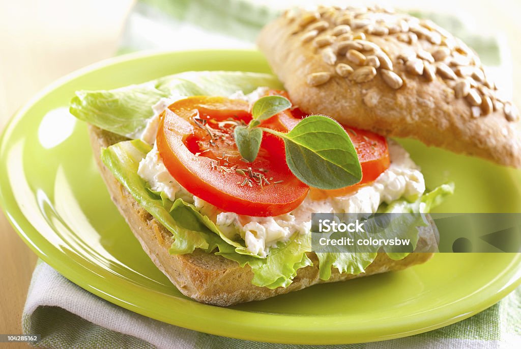 Sándwich de rollo - Foto de stock de Alimento libre de derechos
