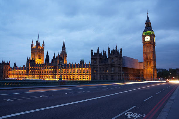 istock Big-Ben & parliament at the evening 104285236