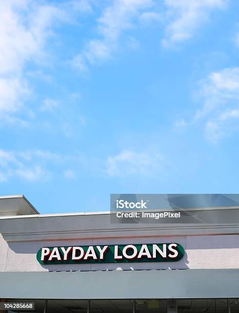Prestiti Payday - Fotografie stock e altre immagini di Prestito - Prestito, Stipendio, Segnale