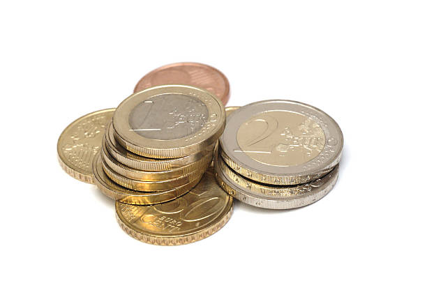 istock Euro coins isolated 104285700
