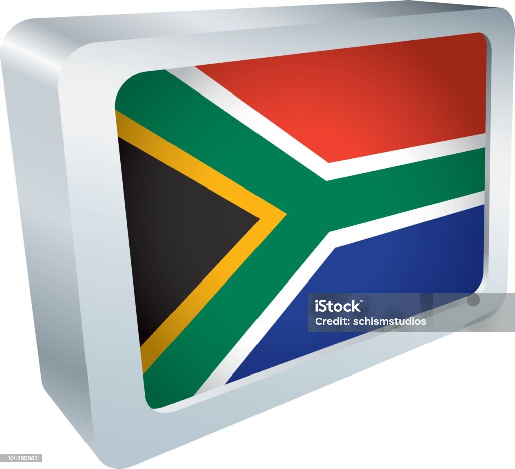 Carrelage-Afrique du Sud drapeau - clipart vectoriel de Drapeau libre de droits