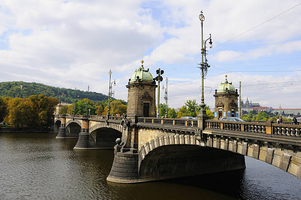 A view of Prague from Czech money
