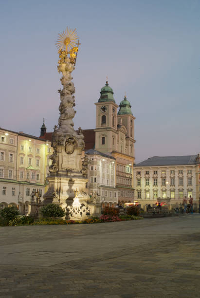 istock Main Square of Linz with the Trinity Column 1042875450