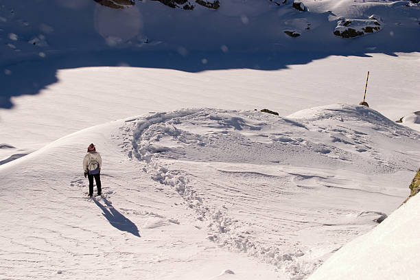 istock Heart of snow 104287870
