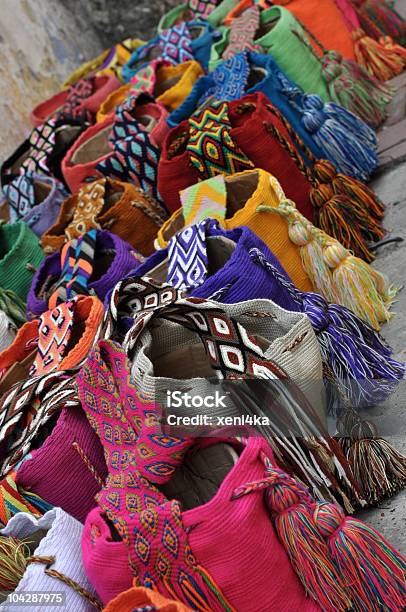 Этнические Сумки — стоковые фотографии и другие картинки Колумбия - Колумбия, Текстиль, Аборигенная культура