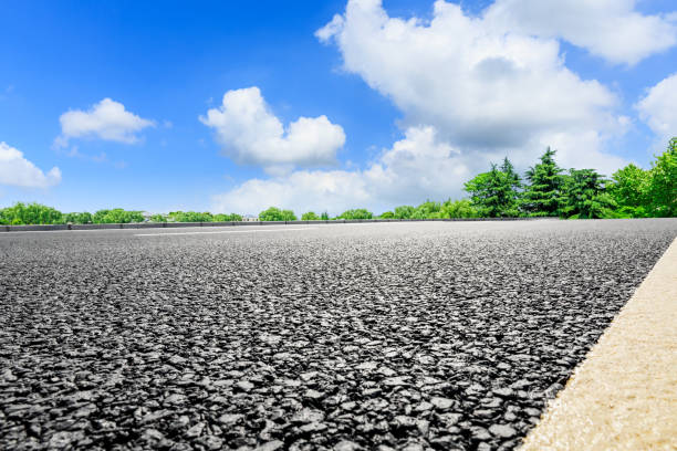istock Asphalt highway and green forest natural scenery 1042888018