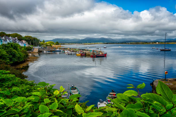 istock small harbor in Co. connemara in  Ireland 1042895468