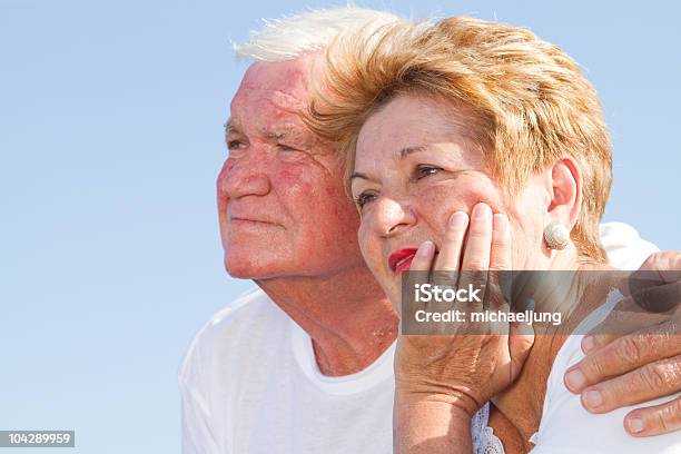 Thoughtful Senior Couple Stock Photo - Download Image Now - 60-69 Years, 70-79 Years, 80-89 Years