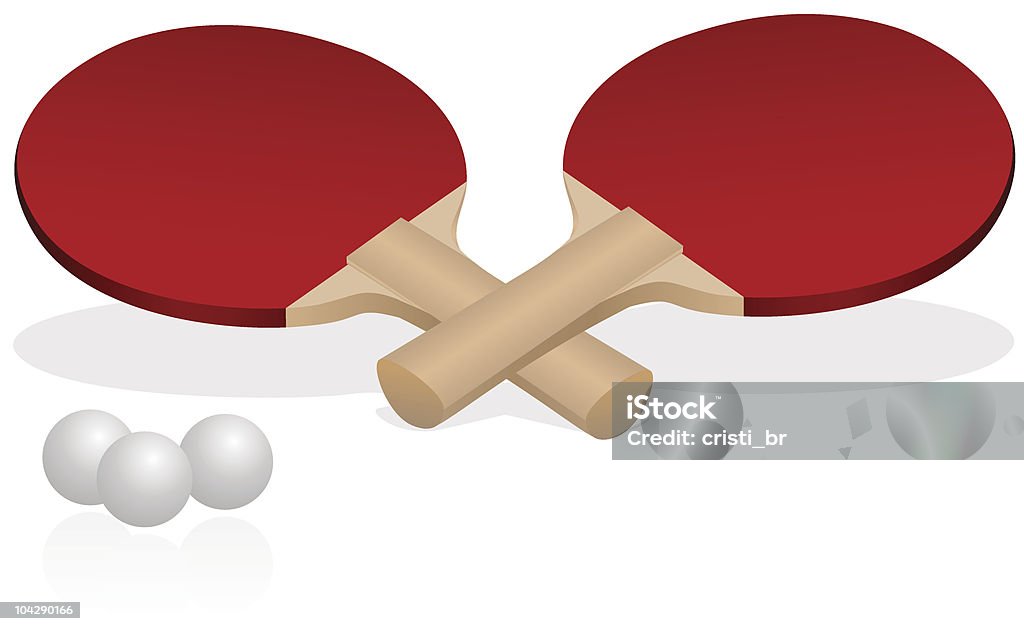 tennis de table - clipart vectoriel de Activité libre de droits