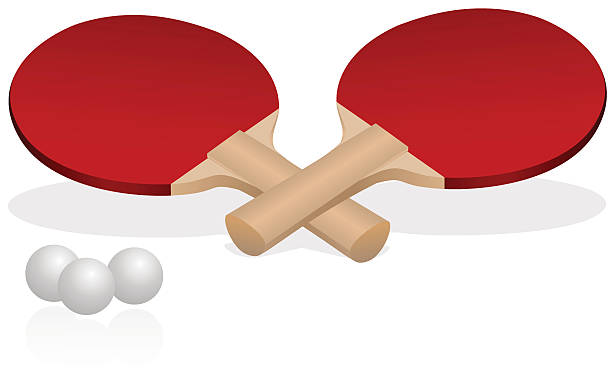 table tennis vector art illustration