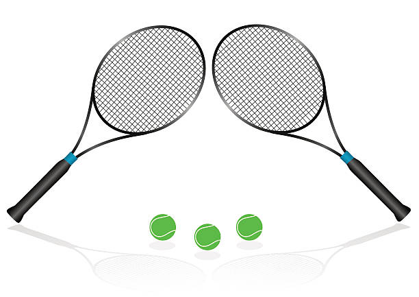 Tennis vector art illustration