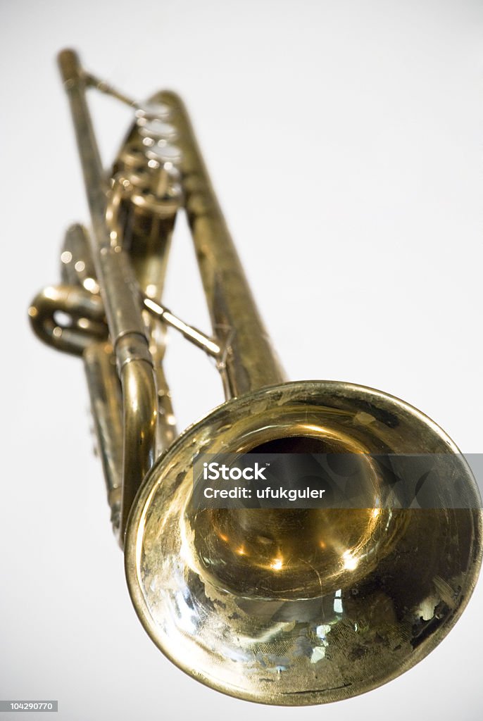 Tromba - Foto stock royalty-free di Bianco