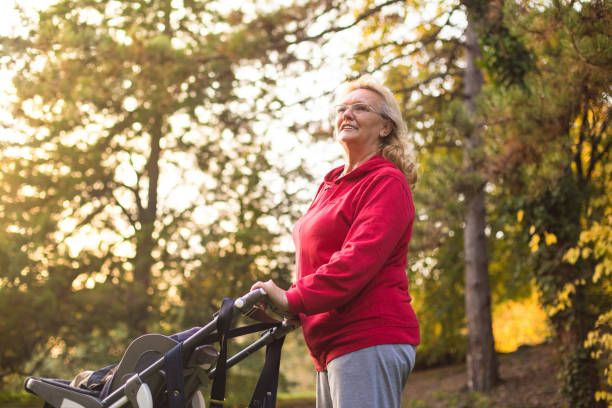 istock Grandmother in park 1042911174