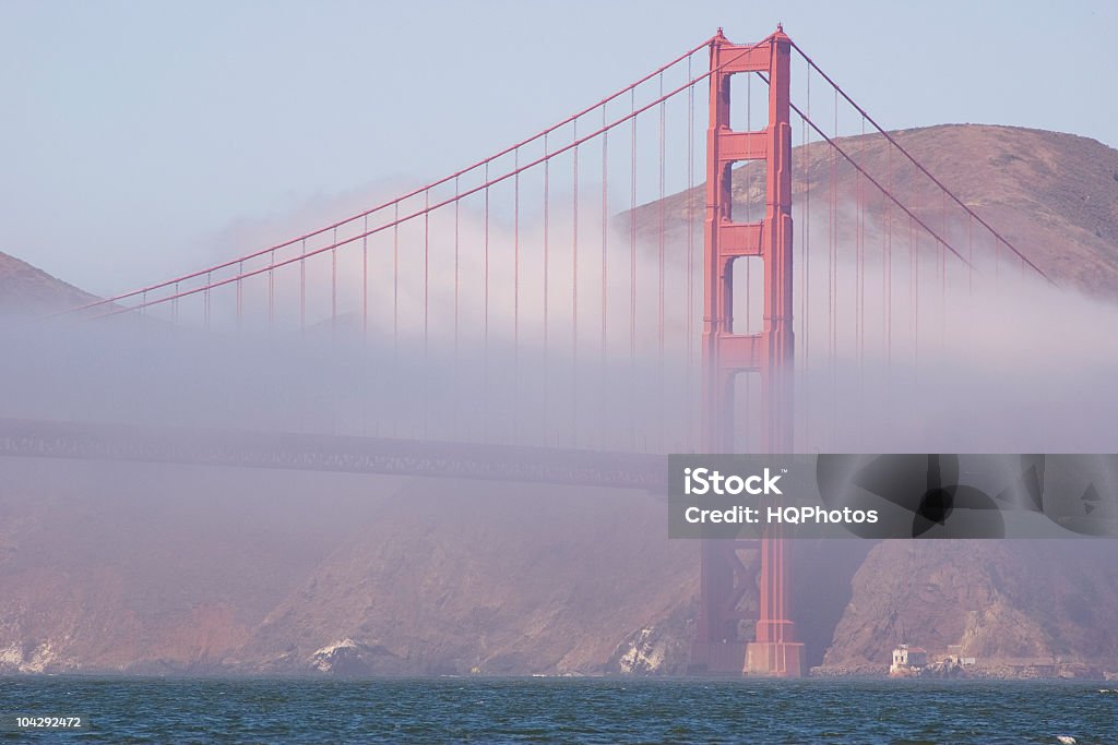 Golden Gate Bridge Marin Tower - Zbiór zdjęć royalty-free (Bez ludzi)