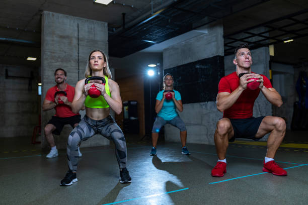 istock Burning fat and building muscles 1042927568