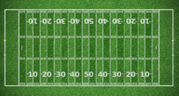 American football field top view of american football field american football field photos stock pictures, royalty-free photos & images