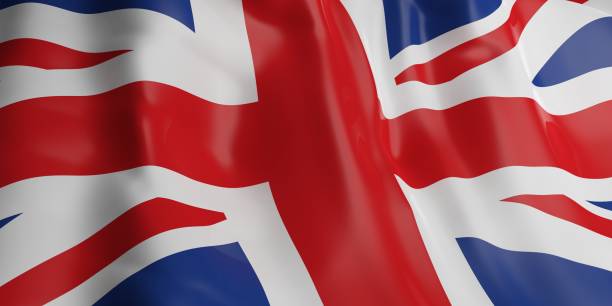 istock 3d rendering United Kingdom flag 1042928160