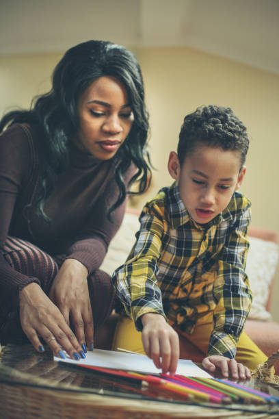istock A helping hand. African American family. 1042943124