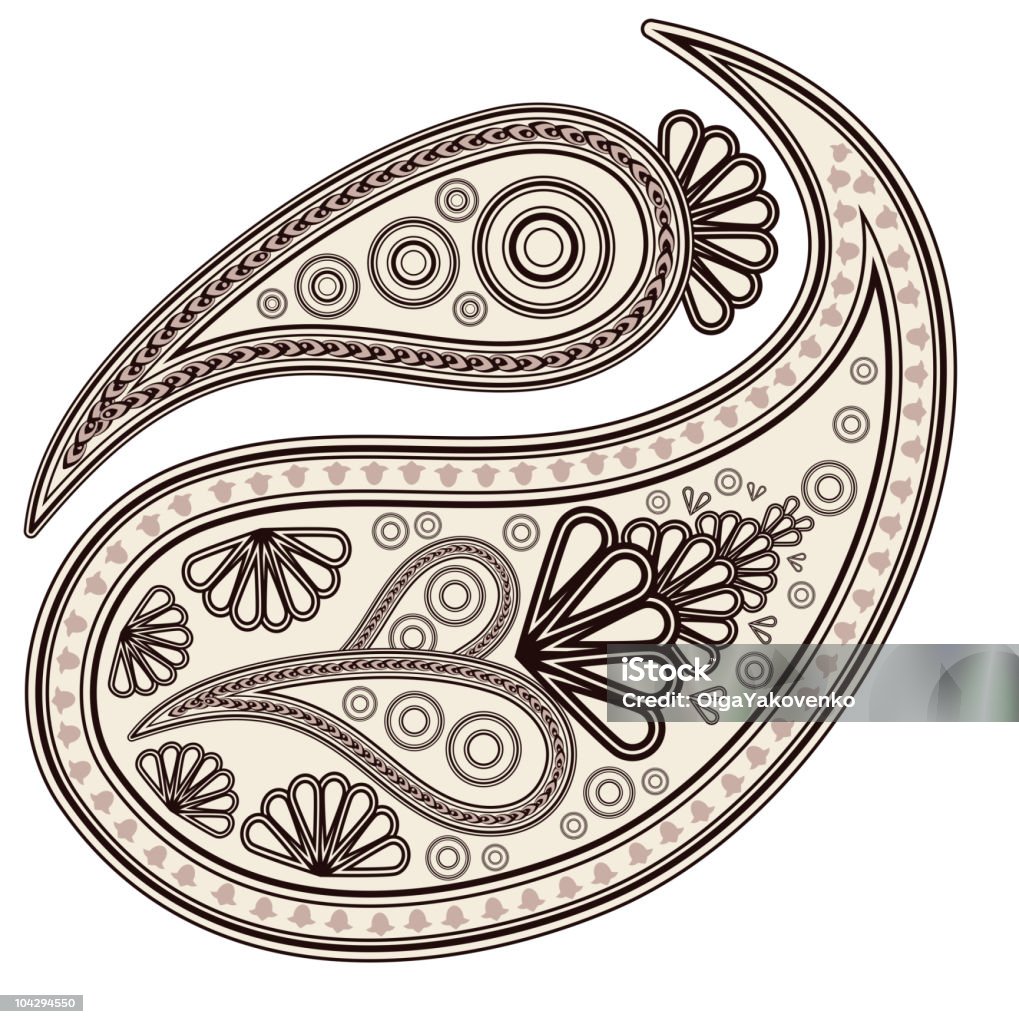 Paisley Stock Illustration - Download Image Now - 60-69 Years, Abstract,  Art - iStock