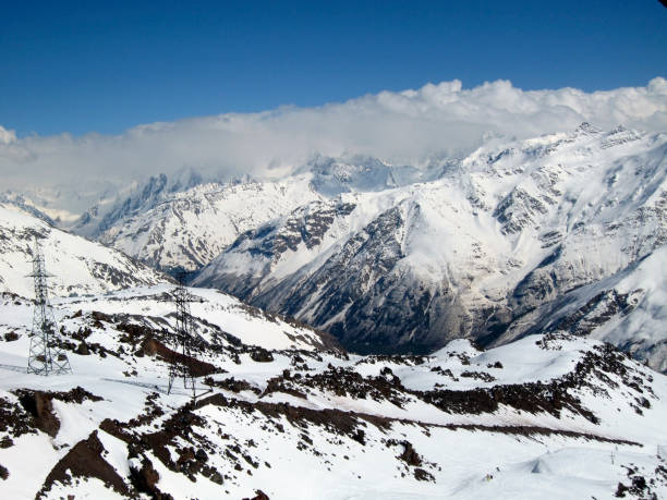istock Mountain under the blue sky and the clouds 1042948604
