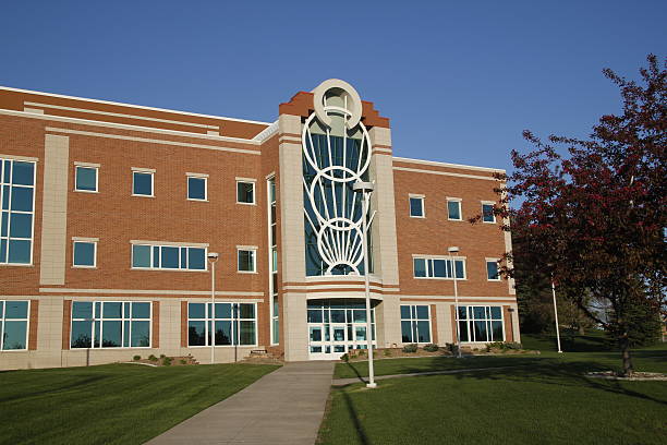 College Campus Building stock photo