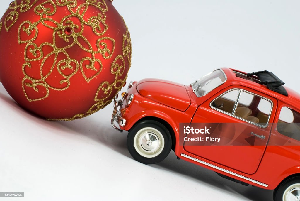 Transporte de Natal - Royalty-free Bola de Árvore de Natal Foto de stock