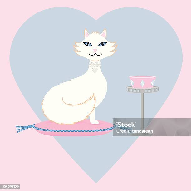 Изнеженные Cat — стоковая векторная графика и другие изображения на тему Алмаз - Алмаз, Бежевый, Без людей